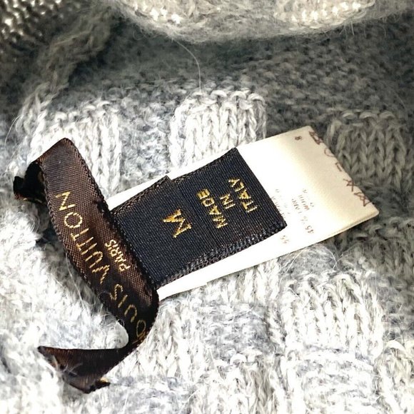 LOUIS VUITTON Damier Beanie fashion accessories/apparel Knit hat wool gray - Picture 10 of 13